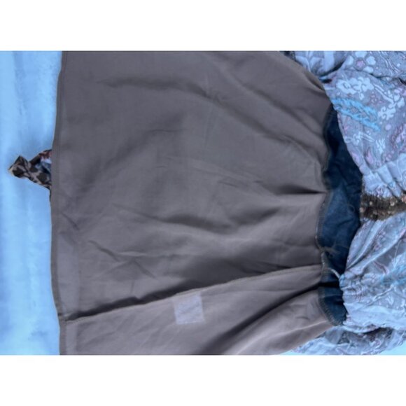 NWT Earthbound Trading Asymmetrical Brown Drawstring Skirt Boho Hippie Small - Picture 5 of 9